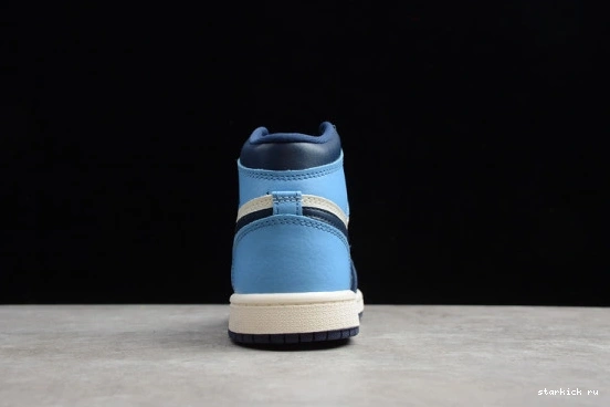 University Obsidian (555088-140) 1 Blue Kid Kids 555088-140 Air Jordan 0814